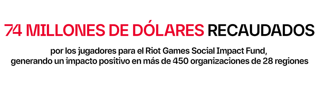 $74M Raised for the Riot Games Social Impact Fund