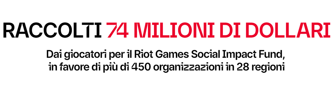 $74M Raised for the Riot Games Social Impact Fund