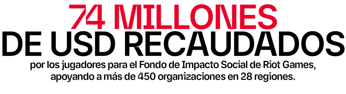 $74M Raised for the Riot Games Social Impact Fund