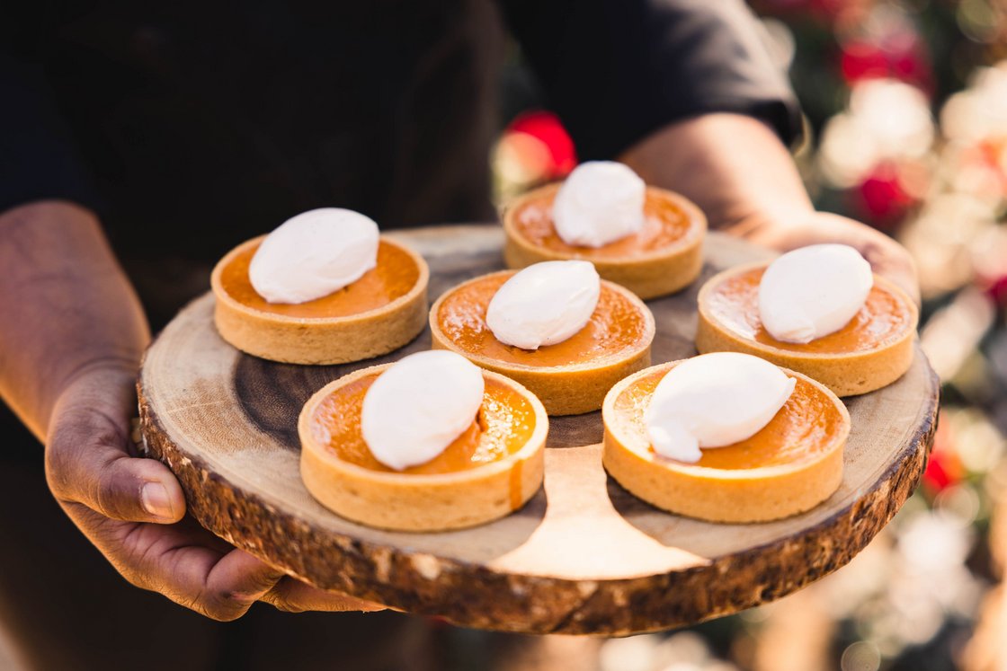 Sweet potato tarts by Pastry Chef Nicole Redd-McIntosh