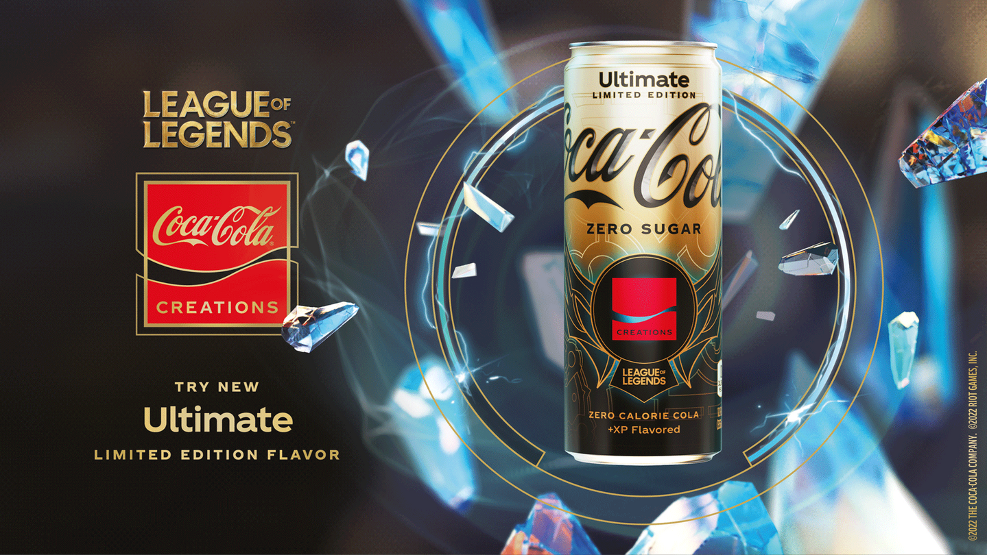 League of Legends Coca-Cola soda flavor 