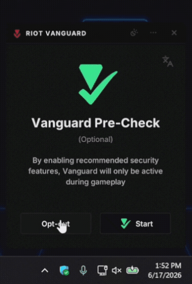 New Vanguard boarding process