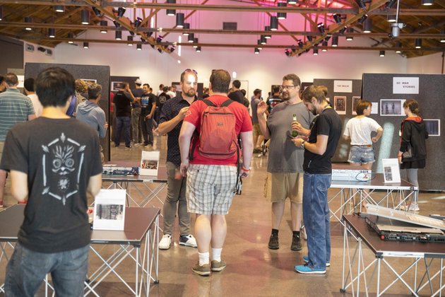 The Tech Exhibit included decommissioned servers from an old data center