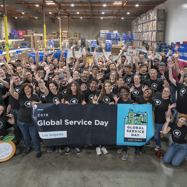 Rioters participate in Riot’s annual global service day
